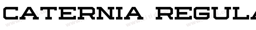Caternia Regular字体转换 Caternia Regular字体转换